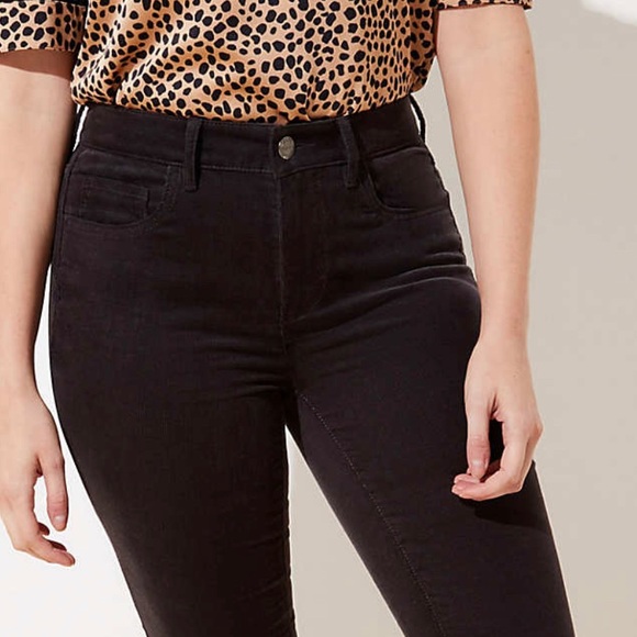 Loft high waist corduroy skinny pants Sale